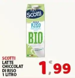 Premium Supermercati Scotti latte chiccolat di riso offerta