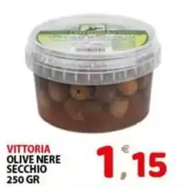 Premium Supermercati Vittoria olive nere secchio offerta