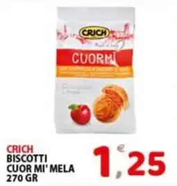 Premium Supermercati Crich biscotti cuor mi' mela offerta
