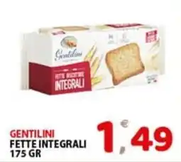Premium Supermercati Gentilini fette integrali offerta