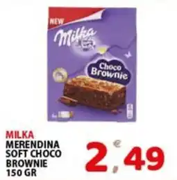 Premium Supermercati Milka merendina soft choco brownie offerta