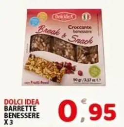 Premium Supermercati Dolci Idea Barrette Benessere offerta