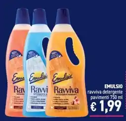 Determarket Emulsio Rawviva detergente pavimenti offerta