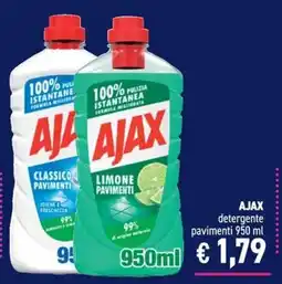 Determarket Ajax detergente pavimenti offerta