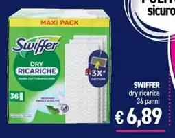 Determarket Swiffer dry ricarica offerta