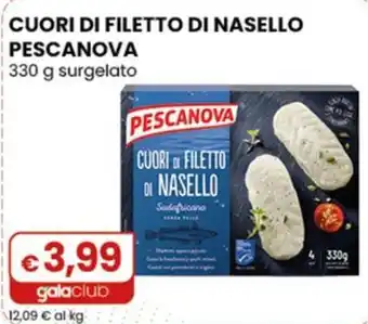 Cuori di filetto di nasello Pescanova