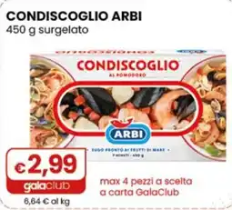 Gala Supermercati Condiscoglio al pomodoro Arbi offerta