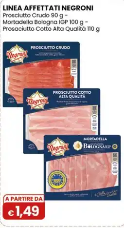 Gala Supermercati Prosciutto Crudo Negroni offerta