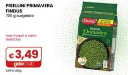 Gala Supermercati Pisellini Primavera Findus offerta