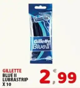 Premium Supermercati Gillette Blue II LubraStrip offerta