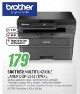 Leonardelli Brother Multifunzione Laser DCP-L2627DWXL offerta