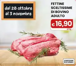 Gala Supermercati Fettine sceltissime di bovino adulto offerta