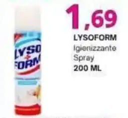 Irys Lysoform igienizzante spray offerta