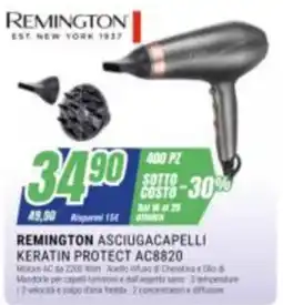 Leonardelli Remington asciugacapelli keratin protect ac8820 offerta