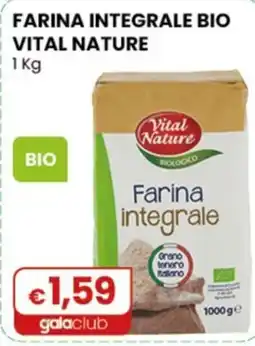 Gala Supermercati Farina integrale Vital Nature offerta