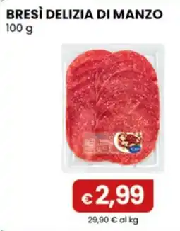 Gala Supermercati Bresì delizia di manzo offerta