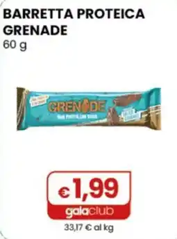 Gala Supermercati Barretta proteica Grenade offerta