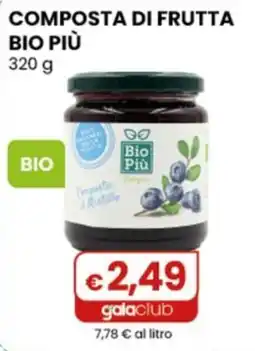 Gala Supermercati Composta di frutta Bio Più offerta