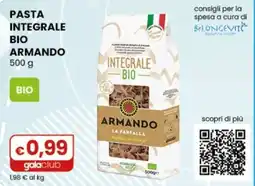 Gala Supermercati Pasta integrale bio Armando offerta