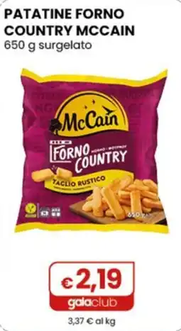 Gala Supermercati Patatine forno country McCain offerta