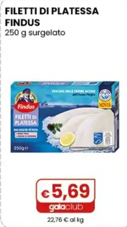 Gala Supermercati Filetti di platessa Findus offerta