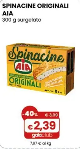 Gala Supermercati Spinacine Originali AIA offerta