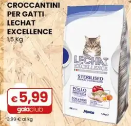 Gala Supermercati Crocchettini per gatti Lechat Excellence offerta