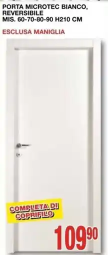 Mondo Brico Porta Microtec bianco offerta