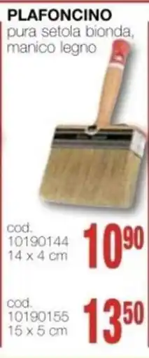Mondo Brico Plafoncino pura setola bionda, manico legno offerta