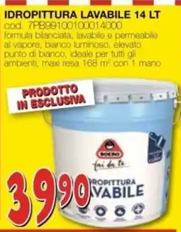 Mondo Brico Idropittura lavabile Boero offerta
