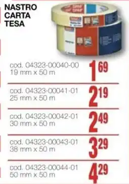 Mondo Brico Nastro carta Tesa offerta