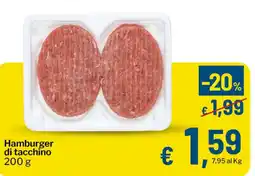 Qui Discount Hamburger di tacchino offerta