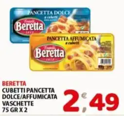 Mio Market Beretta cubetti pancetta dolce/affumicata offerta