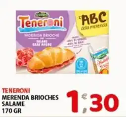 Mio Market Teneroni merenda brioches salame offerta