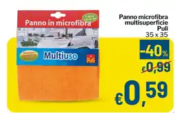 Qui Discount Panno in microfibra Multiuso Puli offerta