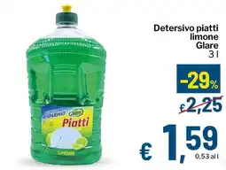 Qui Discount Detersivo piatti limone Glare offerta