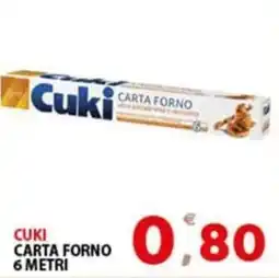 Premium Supermercati Cuki carta forno offerta