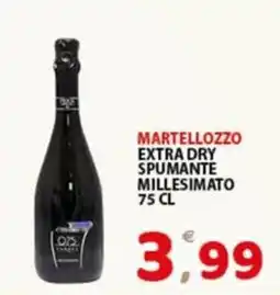 Premium Supermercati Martellozzo extra dry spumante millesimato offerta