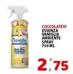 Premium Supermercati Coccolatevi essenza vaniglia ambiente offerta