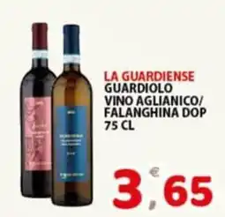 Premium Supermercati La guardiense guardiolo vino aglianico/falanghina dop offerta