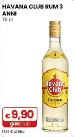 Gala Supermercati Havana Club Rum 3 Anni offerta