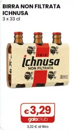 Gala Supermercati Birra non filtrata Ichnusa offerta