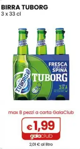 Gala Supermercati Birra Tuborg offerta