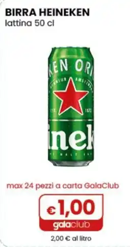 Gala Supermercati Birra Heineken offerta