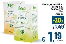 Qui Discount Detergente intimo avena bio/tea tree oil Lilea offerta