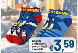 Qui Discount Calzini antiscivolo personaggi assortiti offerta