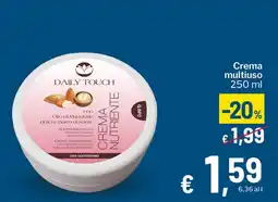 Qui Discount Daily Touch Crema multiuso offerta