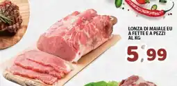 Premium Supermercati Lonza di maiale EU offerta