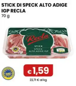 Gala Supermercati Stick di speck alto adige igp recla offerta