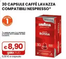 Gala Supermercati Caffè Lavazza compatibili Nespresso offerta